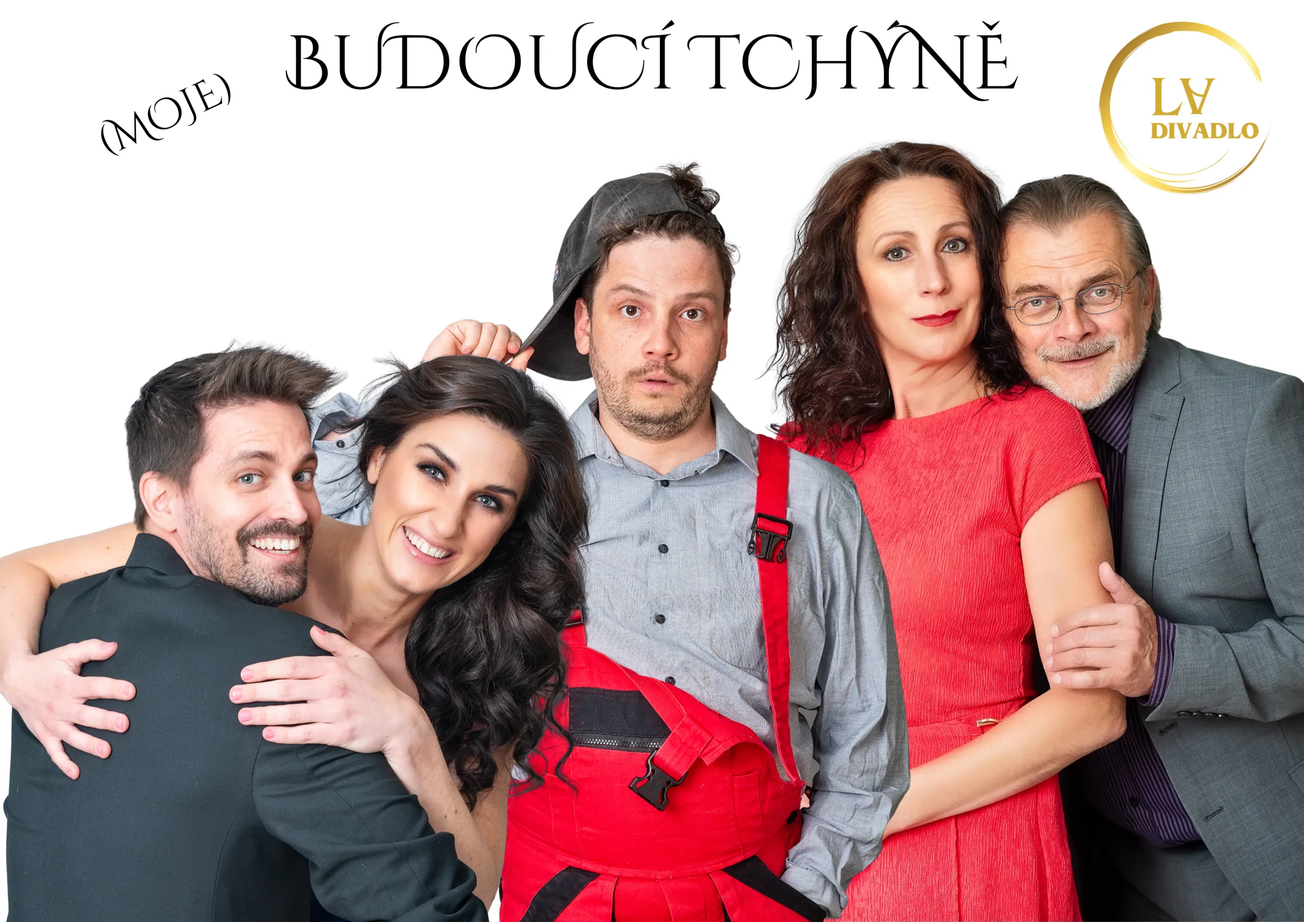 Propagační fotografie celého obsazení (Moje) Budoucí Tchýně